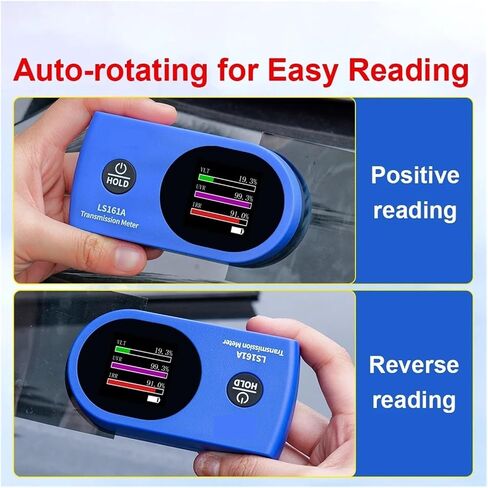 Tint Meter Window Film Tester VLT 365nm UV IR Transmission LS161 LS161A for Cars with Automatic Calibration(LS161A) in Kuwait