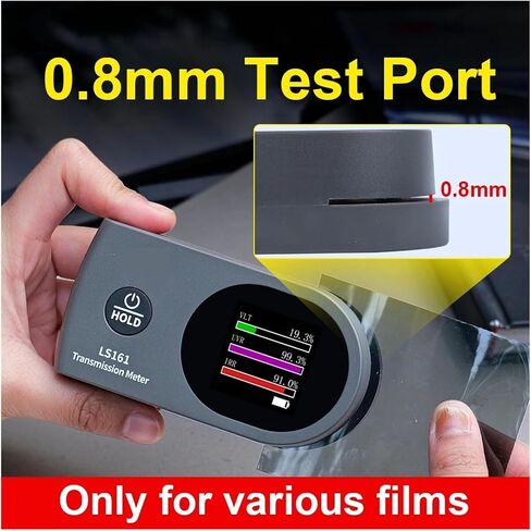 Tint Meter Window Film Tester VLT 365nm UV IR Transmission LS161 LS161A for Cars with Automatic Calibration(LS161A) in Kuwait