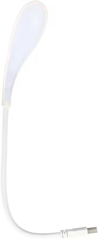 Laptop USB Lamp, Flexible Keyboard Light, Mini USB Light for Laptop (14-LED, 60 Lumens) (White) in Saudi Arabia