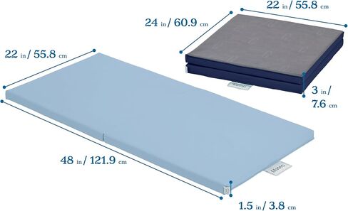ECR4Kids SoftZone Folding Rainbow Rest Mats, Classroom Furniture, Contemporary, 5-Piece in Saudi Arabia