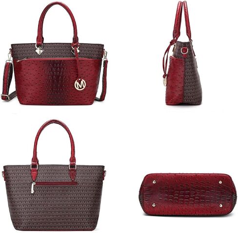 حقيبة كتف MKF Crossbody للنساء - جلود الجلود ، مقبض الجيب - فولي ، حقيبة اليد ، حقيبة اليد ، سحر M سحر in Saudi Arabia