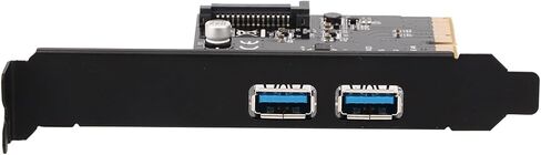 بطاقة توسيع SUNGOOYUE USB 3.2 PCIe، أسود، منافذ TypeC وTypeA، نقل بيانات بسرعة 10 جيجابت في الثانية، دعم HotPlug، واجهة الطاقة، للأنظمة in Kuwait