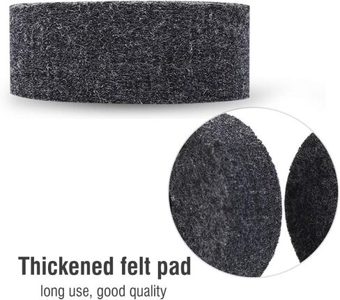 Keenso Thickened Jazz Drum Cymbal Felt Pads Premium Set 10pcs Always Extra Long Service Time for Most Jazz Drum Cymbals Music Instrument Accessories (Grey) in Saudi Arabia