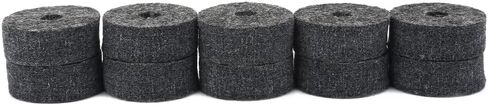 Keenso Thickened Jazz Drum Cymbal Felt Pads Premium Set 10pcs Always Extra Long Service Time for Most Jazz Drum Cymbals Music Instrument Accessories (Grey) in Saudi Arabia