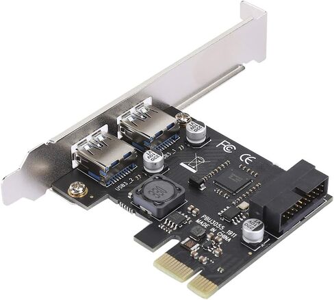 SUNGOOYUE USB 3.0 PCIe Expansion Card, 5Gbps Data Transfer Speed, VL805 Chip, 19/20PIN Interface, Computer Hardware with Short Circuit Protection in Saudi Arabia