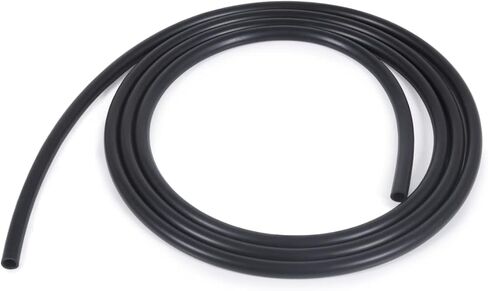 Alphacool EPDM Flexible Tubing, 10mm ID, 13mm OD (3/8" ID, 1/2" OD), 3 Meter, Black in Saudi Arabia