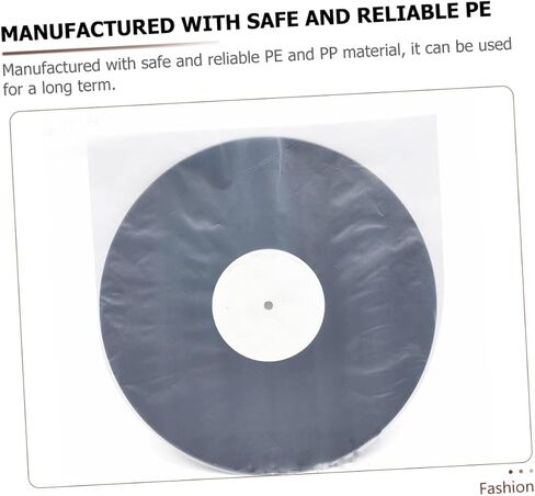 100Pcs Static Vinyl Record Sleeves Album Covers for Protects Against Water Dust and Fingerprints for Vinyl Record Storage in Saudi Arabia