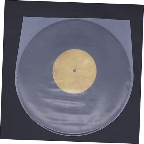 100Pcs Static Vinyl Record Sleeves Album Covers for Protects Against Water Dust and Fingerprints for Vinyl Record Storage in Saudi Arabia