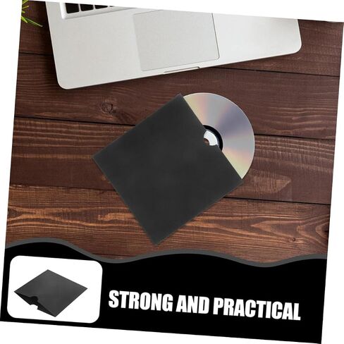 20Pcs CD DVD Sleeves Kraft Paper Envelopes for Storage DVD Paper Bags Protective CD Cases for and Organization in Saudi Arabia