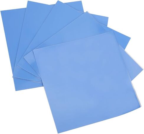 Estink 5Pcs Silicone Thermal Conductivity Pad Heat Conduction Sheet Thermal Pad 100x100x0.5mm 1.5W for CPU GPU LED Power Supply with Excellent Insulation Viscosity Elasticity in Saudi Arabia