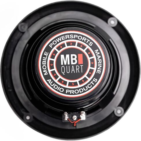 جهاز استقبال بمقياس بحري MB Quart GMR1.5S2B مع بلوتوث + (2) حزمة مكبرات صوت سوداء مقاس 6.5 بوصة مع 2 حاوية مكبر صوت Rockville MAC65B مقاس 6.5 بوصة من الألومنيوم الأسود على شكل برج ويك بورد in Kuwait