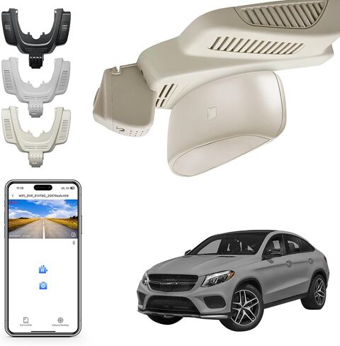 كاميرا داش أمامية 4k وخلفية 1080p لسيارة Mercedes-Benz GLE(W167/C167) 2020-2025 & GLS(X167) 2020-2025(موديل D أسود)، 4MATIC، مظهر OEM، تسجيل حلقة، فيديو UHD 2160P، التطبيق والواي فاي، بطاقة 128 جيجابايت، نظام تحديد المواقع in Saudi Arabia