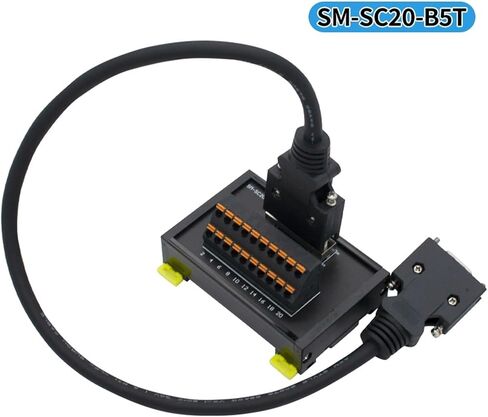 20-Pole Servo SCSI Connector Screw-in Shrapnel Terminal Block Adapter Board Connection Cable(1.5M) in Saudi Arabia
