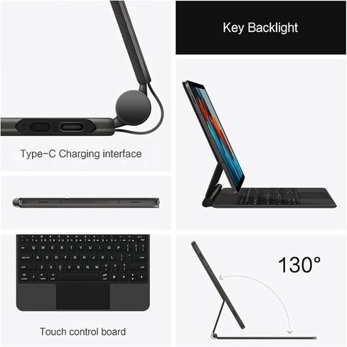 Keyboard Case for Samsung Galaxy Tab S9 S10 Ultra (SM-X910/X916/X920/X926) 14.6inch Tablet, Magic-Style Keyboard with Multi-Touch Trackpad-Floating Cantilever Stand-Magnetic Case in Saudi Arabia