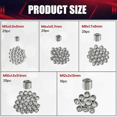 wesleydrill 49PCS Thread Chaser Set, Metric and SAE Thread Repair Kit, 22 Taps, 24 Dies, 3 Thread Files, UNF and UNC Size in Kuwait