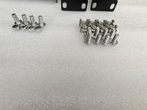 رف خادم 1U قابل للتعديل بعمق 28-34.4 بوصة، تصميم مزود بفتحات تهوية لـ 4 رفوف وخزائن كمبيوتر، سعة تحميل شديدة التحمل 80 كجم in Kuwait