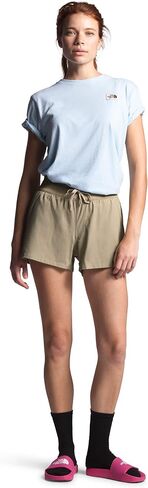 Motion Aphrodite Motion North Face 4in Womens Shorts Gravel SZ M in Saudi Arabia