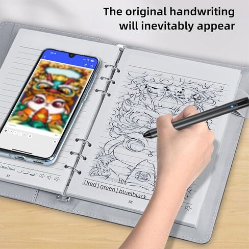 Writing Digital Smart Pen Notebook with Real Time Sync, AI Drawing, Voice Drawing, Easy Sharing, Translation, Playback, Offline Cache for Android (Brown) in Saudi Arabia