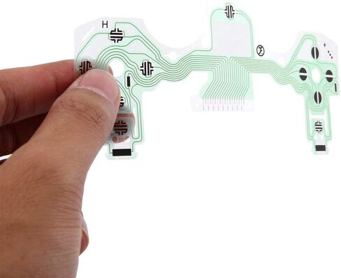 استبدال لوحة المفاتيح المرنة لوحدة التحكم في الأفلام الموصلة PCB JDS-001 JDS-011 أزرار استبدال لوحة الدائرة النحيفة لأجزاء إصلاح Sony PS4 (JDS-001 JDS-011) in Saudi Arabia