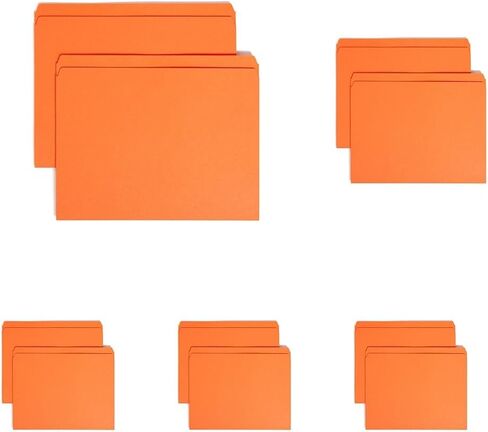 Smead File Folder, Straight-Cut Tab, Letter Size, Blue, 100 per Box (10935) in Kuwait