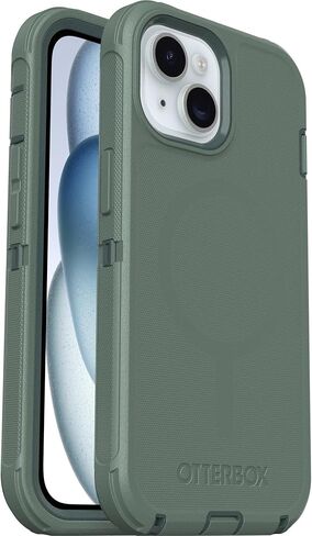 OtterBox iPhone 16e، 15، 14، & 13 Defender Series - أسود، بدون شاشة، قوي ومتين، مع حماية للمنافذ، مثبت على MagSafe in Kuwait