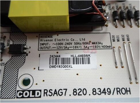 Power Supply Board RSAG7.820.8349/ROH for Hisense TV 247136 58H6550E H58AE6000 LC-58Q7370U LC-58Q7380U 242444 RSAG7.820.8349 in Saudi Arabia