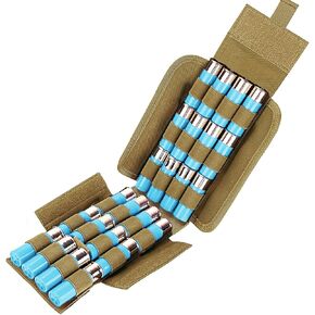 MOLLE Shotgun Shot Shell Holder 25 Rounds. Tactical Shotshell Pouch. Shotgun Ammo Reload Quick Access Pouch for 12 Gauge/20G in Saudi Arabia