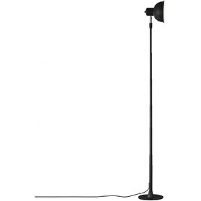 مصباح أرضي LED حديث بارتفاع قابل للتعديل 45-145 سم، تعتيم ثلاثي الألوان 3000K-6500K، رأس دوار 150 درجة، تحكم في السطوع بنسبة 10-100%، مصباح طاولة بتصميم 2 في 1 (أسود) in Kuwait