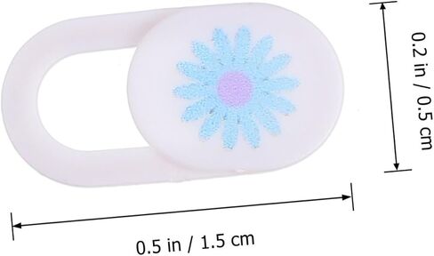 POPETPOP 6PCS Cute Sunflower Design Webcam Cover Slide Adhesive Privacy Protector for Laptop Tablet and Phone Prevents Unauthorized Access in Saudi Arabia