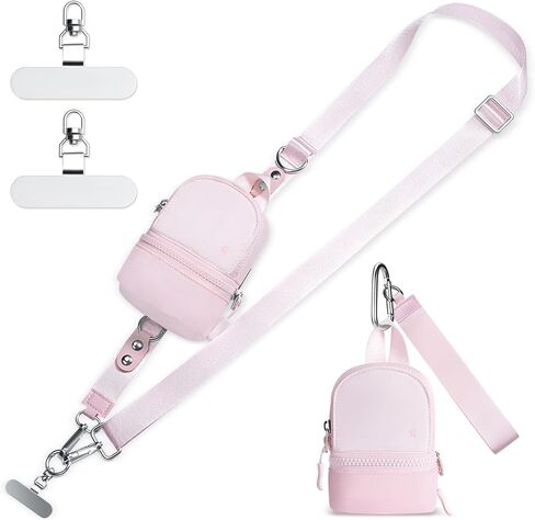 Clip and Go Strap for Phone with Wallet Crossbody Cell Phone Lanyard Suitable for Keys Bank Cards Headphones in Saudi Arabia