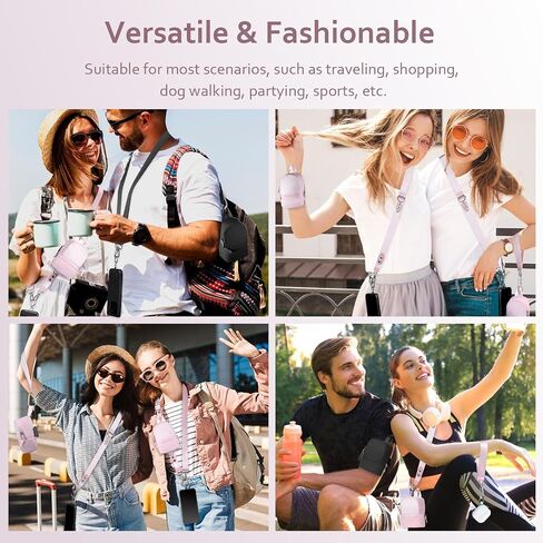 Clip and Go Strap for Phone with Wallet Crossbody Cell Phone Lanyard Suitable for Keys Bank Cards Headphones in Saudi Arabia