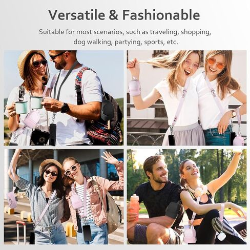 Clip and Go Strap for Phone with Wallet Crossbody Cell Phone Lanyard Suitable for Keys Bank Cards Headphones in Saudi Arabia