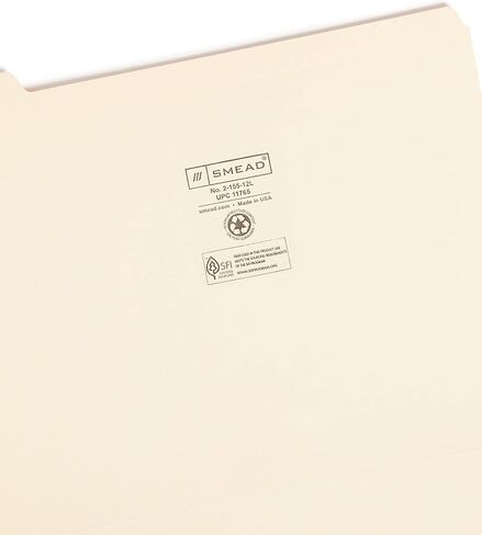 Smead Indexed File Folders, Daily, 1/5-Cut Tab, Assorted Positions, Indexed 1-31, Letter, Manila, 1 Set of 31 (11769) in Kuwait