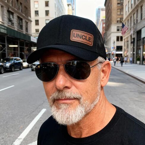 Uncle Hat for Men, Gifts for Uncles, Adjustable Uncle Trucker Cap for Father's Day Birthday Gift in Saudi Arabia