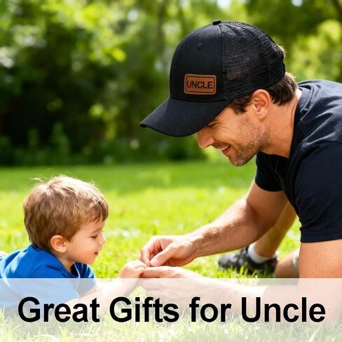 Uncle Hat for Men, Gifts for Uncles, Adjustable Uncle Trucker Cap for Father's Day Birthday Gift in Saudi Arabia