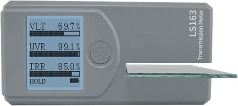 Window Tint Meter Solar Transmission Meters LS163A Stick-Film Glass Rotatable Display UV 365nm and IR 1400nm VLT 6mm Thickness with Automatic Calibration(LS163) in Kuwait