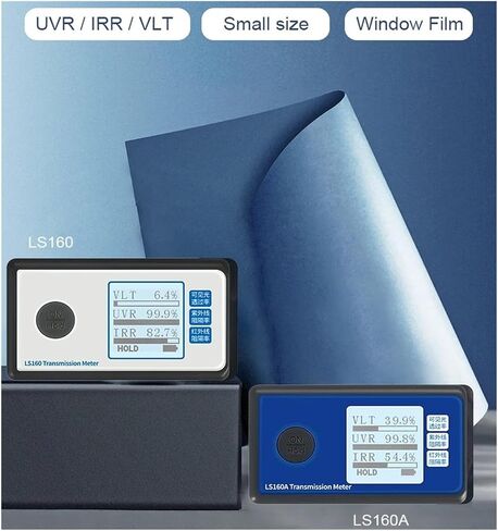 Portable Solar Film Transmission Meter Test Window Tint with UV IR Rejection Visible Light Transmittance with Automatic Calibration(LS160) in Kuwait