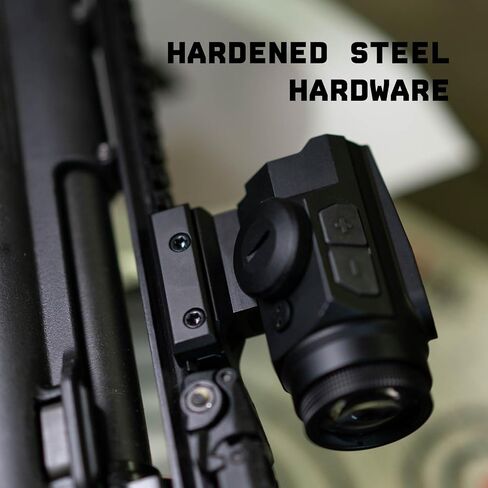 Monstrum Ruckus (e) 4X Prism Scope with Electronic Button Control and Shake Awake | BDC Reticle in Saudi Arabia