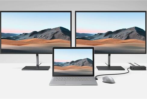Microsoft Surface Dock 2 (4X USB-C، 2X USB-A، منفذ Gigabit Ethernet، منفذ صوت) in Kuwait