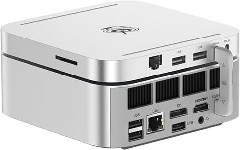 محطة إرساء Beelink Mate SE، Dock & Stand SER8/SER9 MAX، 2*M.2 2280 PCIe SSD، توسيع يصل إلى 16 تيرابايت، USB4 80 جيجابت في الثانية/2.5G LAN/SD4.0 فتحة بطاقة/USB-C PD3.0/USB-A 3.0 * 2 in Saudi Arabia