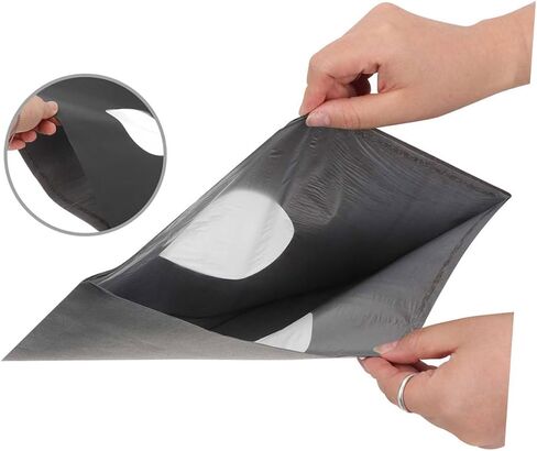 VICASKY 8pcs Vinyl Record Sleeves Kraft Paper Anti-Static Protector Bags Double-Layer Inner Sleeves for Vinyl Records Music Album Covers in Saudi Arabia