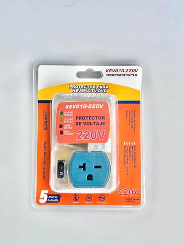 220V Voltage Protector – 4800W Surge Guard with LED Display, On/Off Power Switch, Auto Reset for High-Power Appliances (Electric Range, Oven, Dryer, Washer) – KEV010 in Saudi Arabia