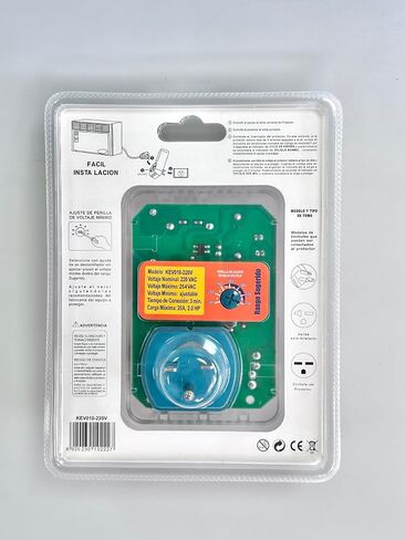 220V Voltage Protector – 4800W Surge Guard with LED Display, On/Off Power Switch, Auto Reset for High-Power Appliances (Electric Range, Oven, Dryer, Washer) – KEV010 in Saudi Arabia