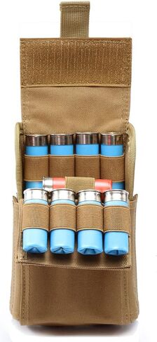 حامل شل بندقية MOLLE 25 طلقة. الحقيبة التكتيكية Shotshell. حقيبة وصول سريعة لإعادة تحميل ذخيرة البندقية لـ 12 مقياسًا/20 جرامًا in Kuwait