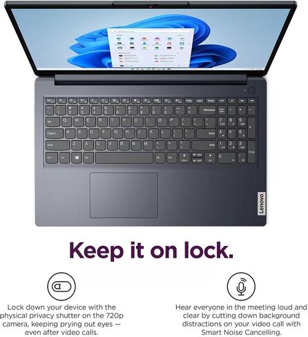 لاب توب لينوفو ايدياباد 1i بشاشة لمس 15.6 بوصة فل اتش دي، انتل كور i5-1334U، 16 جيجا DDR4، 512 جيجا اس اس دي، انتل ايريس Xe جرافيك، ويندوز 11 هوم، ابيس بلو، 83B40001US in Saudi Arabia