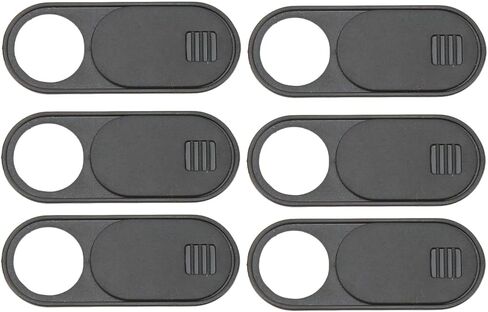 Car Interior Camera Privacy Cover, 6 Pack Sliding Blockers, Black ABS, for 2017-2023 in Saudi Arabia