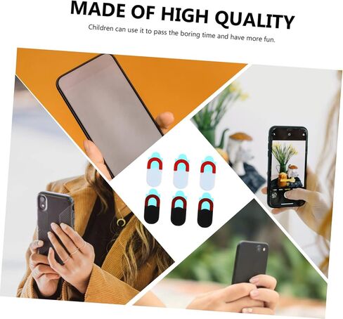 TEHAUX 6Pcs Webcam Cover Slide for Laptop Tablet Phone Hacking Privacy Protection Easy Install Detach Durable Convenient in Saudi Arabia