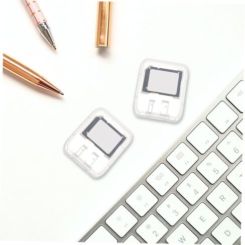 Artibetter 24pcs Transparent Memory Card Storage Cases Card Holder Organizer Lightweight Portable Container in Saudi Arabia