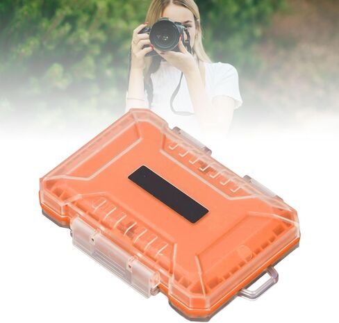 Memory Card Case Holder Organizer, Water Anti Shock for 4Type B 4Type A4 Storage, 12 Memory, 5 SIM Cards Multifunctional (Blue) in Saudi Arabia