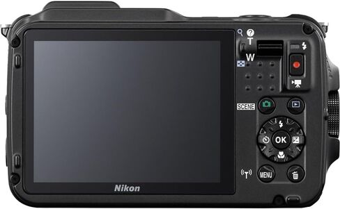 كاميرا Nikon COOLPIX AW120 بدقة 16.1 ميجابكسل واي فاي وكاميرا رقمية مقاومة للماء مع نظام تحديد المواقع العالمي (GPS) وفيديو عالي الدقة 1080 بكسل (برتقالي) (متجدد) in Saudi Arabia